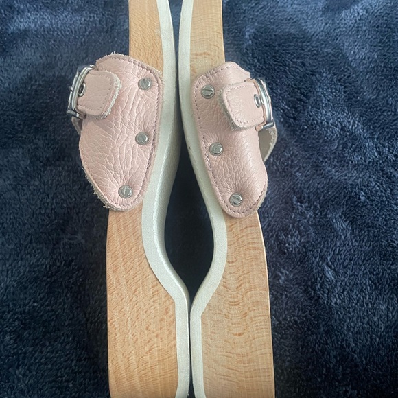 Burberry Classic Plaid Pink Clog Sandals - Picture 5 of 12